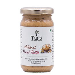 All Natural Peanut Butter | Gluten Free | Vegan | Sweetened with Jaggery | - 200 g