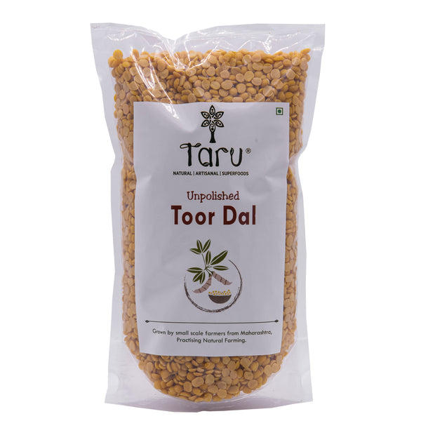 Handpounded, Desi Toor Daal Unpolished : 500 g